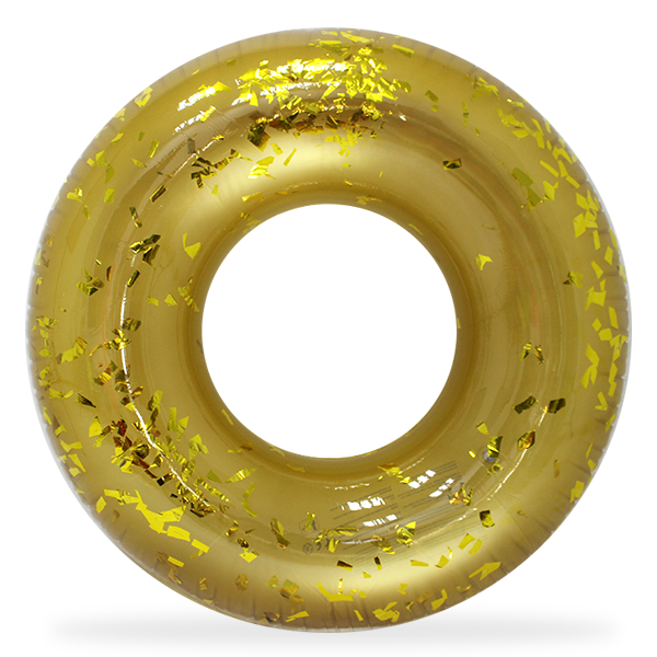 MARK swim ring with glitters