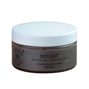 MARK sugar scrub NOUGAT with organic cocoa