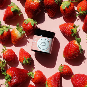 MARK Pink clay face mask - with Vitamin C and strawberry powder