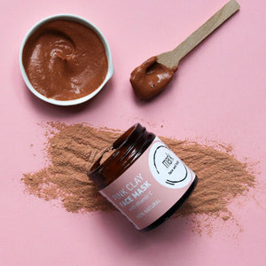 MARK Pink clay face mask - with Vitamin C and strawberry powder