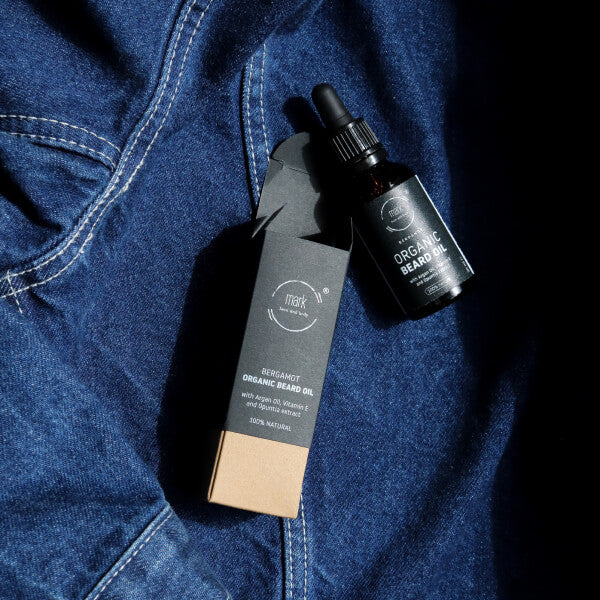 MARK organic beard oil - nourishing oil for beard and mustache