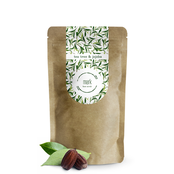 MARK coffee face scrub - with Tea tree oil & Jojoba