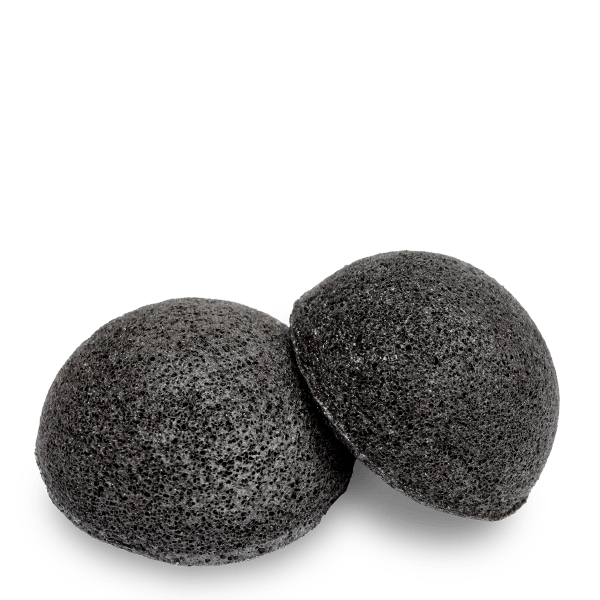 MARK facial konjac sponge black