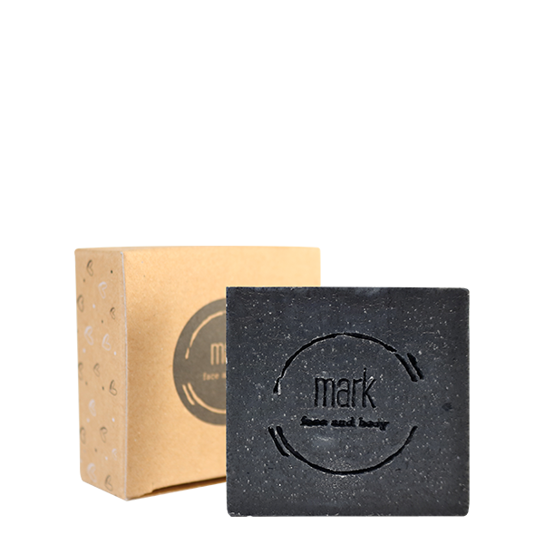 MARK facial soap with activated charcoal to clean (not only) problematic skin