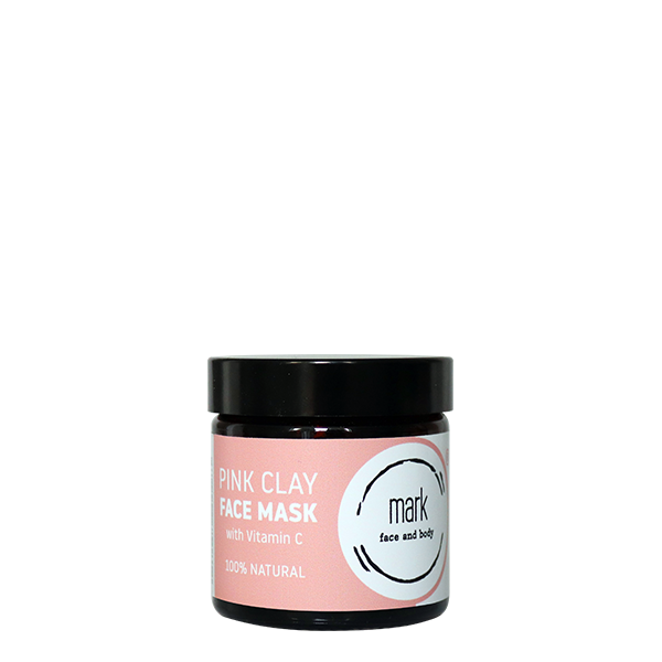 MARK Pink clay face mask - with Vitamin C and strawberry powder